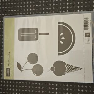 Stampin Up Mouthwatering Retired Stamp Set